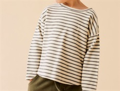 Lil Atelier turtledove/pewter striped top